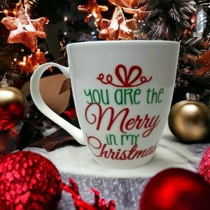 Pfaltzgraff “You Are the Merry in My Christmas” Coffee Tea Mug Cup